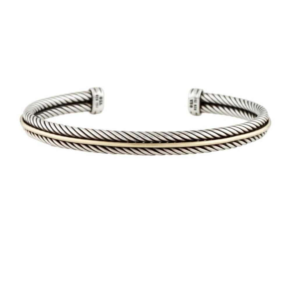 David Yurman Two-Tone Cable Bracelet